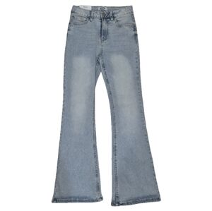 Blue Flare Jeans with Wide Leg Design